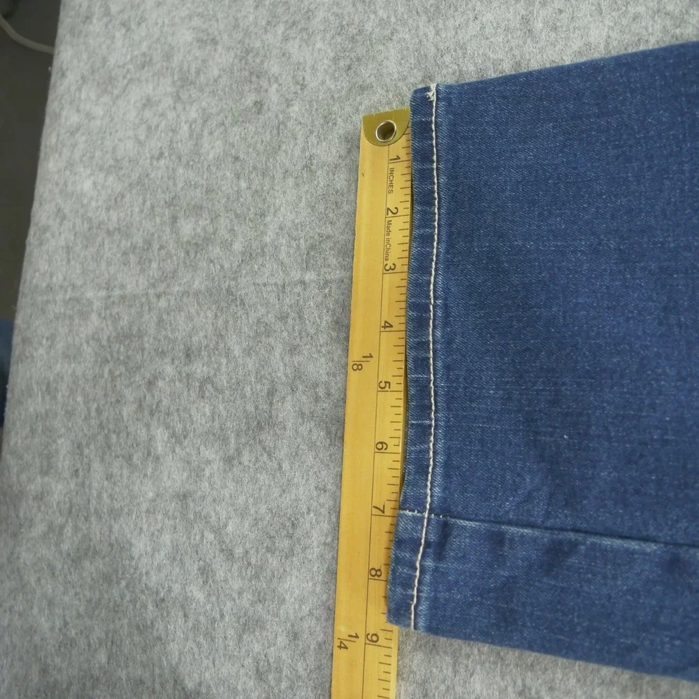 True Religion Jeans Mens 36 Blue Ricky Relax Slim Mid Rise Zip Fly